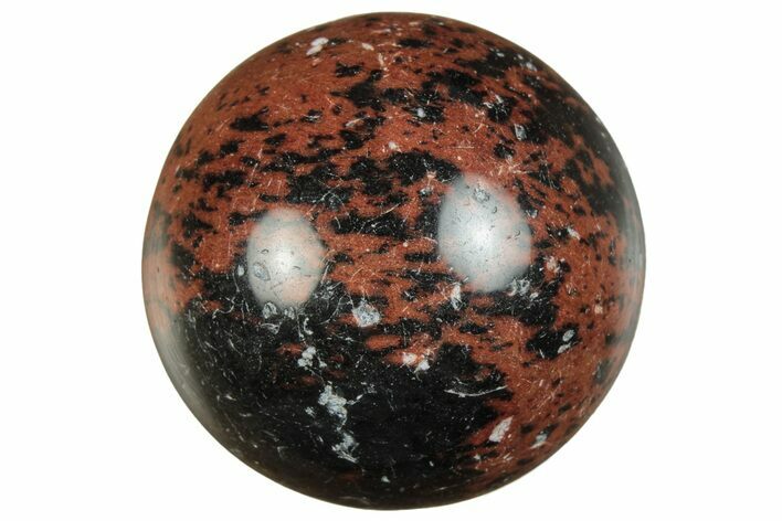 .9" Polished, Mahogany Obsidian Spheres - Photo 1